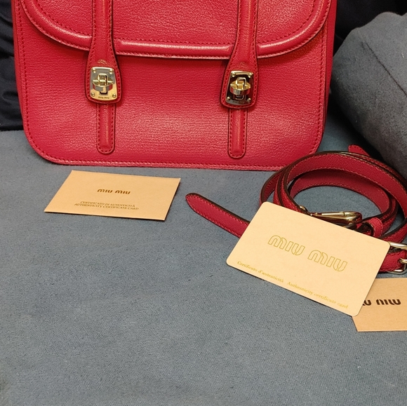 Miu Miu Madras bag in Peonia - Picture 3 of 6